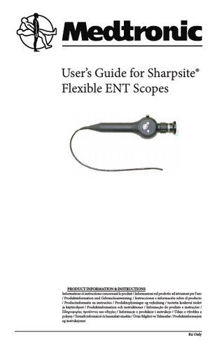 SharpSite Flexible Scope User Manual Rev G Aug 2007