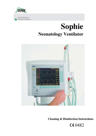 Sophie Cleaning and Disinfection Manual Ver 1.2