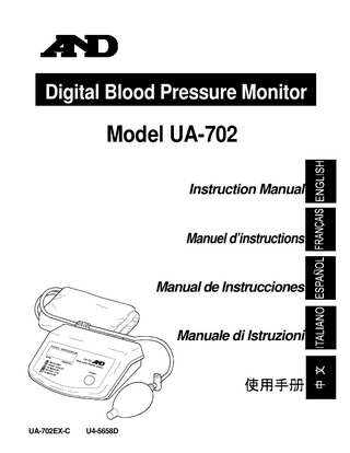 UA-702 Instruction Manual