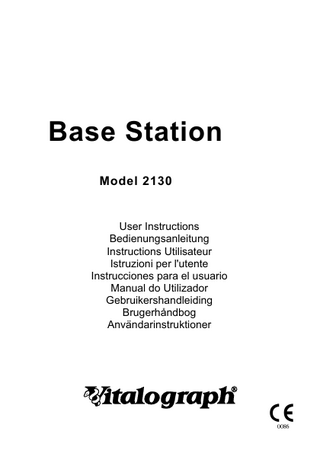 Model 2130 User Instructions