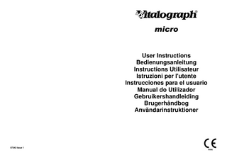 micro User Instructions Issue 1
