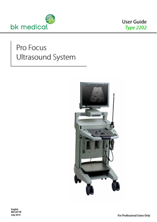 Pro Focus Type 2202 User Guide July 2014