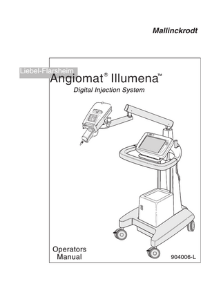 Angiomat Illumena Operators Manual Rev L June 2007
