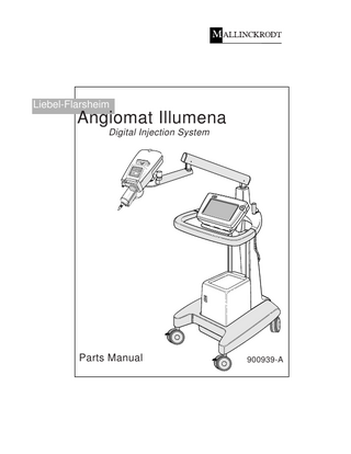 Angiomat Illumena Parts Manual Rev A May 2000