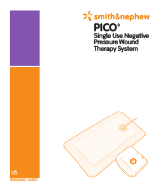 PICO™  Single Use Negative Pressure Wound Therapy System  US 1850465234057  