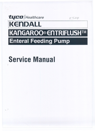 Kangaroo ENTRIFLUSH Service Manual