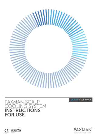 PAXMAN Instructions for Use UK ROW Issue 3 Sept 2019