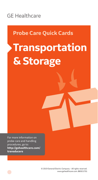 Probe Care Cards Transportation and Storage Guide
