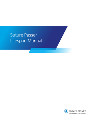Suture Passer Lifespan Manual