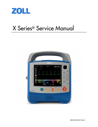 X Series Service Manual Rev H March 2021
