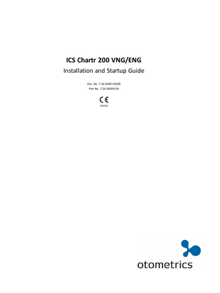 otometrics ICS Chartr 200 VNG-ENG Installation and Startup Guide Rev 08