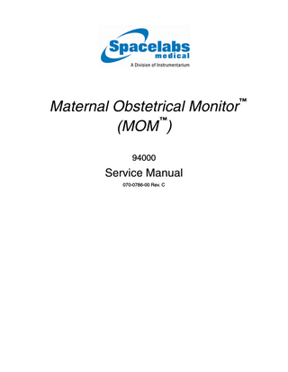 Model 94000 Service Manual Rev C