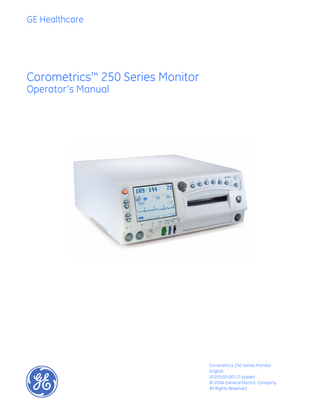 250 Series Operators Manual Rev D