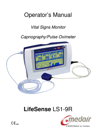 LifeSense LS1-9R Operators Manual
