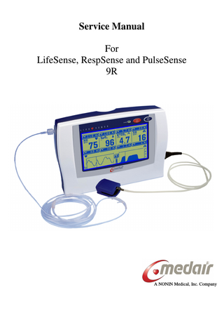 LifeSense LS1-9R Service Manual