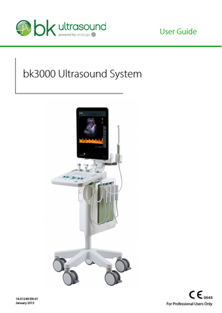 bk3000 Ultrasound System User Guide Jan 2015