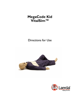 MegaCode Kid VitalSim Directions for Use rev B April 2003