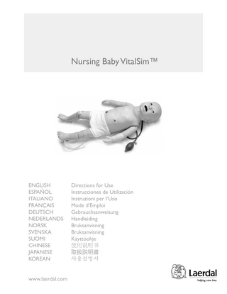 Nursing Baby VitalSim Directions for Use Rev B
