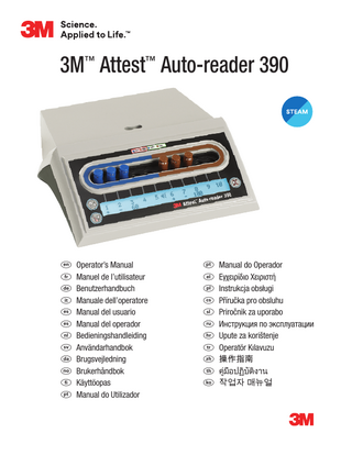 3M Attest Auto-reader 390 Operators Manual rev 7 April 2020