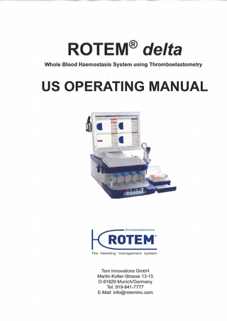 ROTEM delta Operating Manual Ver 2.1-US Sept 2012