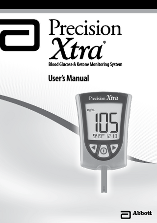 Table of Contents Welcome Important Things to Know about Your Precision Xtra Blood Glucose and Ketone Monitoring System  1  Intended Use How Your Precision Xtra 		 Blood Glucose and Ketone Monitoring System Works Precision Xtra Kit Contents Getting to Know Your Meter’s Features  3  2  9		  1  Setting Up Your Precision Xtra Meter  Buttons to Use Setup Options How to Set the Beeper, Date, Time, & View Measurement Units 		 Set Beeper 		 Set Time 		 Set Date 		 Set Time Format 		 Set Date Format Blood Glucose Measurement Units  3  Monitoring Your Blood Glucose  What You Will Need Important Information about Monitoring 		 Your Blood Glucose How to Monitor Your Blood Glucose Understanding Your Result  4  3  4		 5 6  9 9		  10 10		 11		 12		 14		 14 15  16		  16		  16		 17 22  Monitoring Your Blood Ketone  25		  What You Will Need Important Information about Monitoring 		 Your Blood Ketone How to Monitor Your Blood Ketone Understanding Your Result  25		  25		 27		 31  
