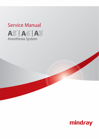 A5, A4,A3 Anesthesia System Service Manual Nov 2018