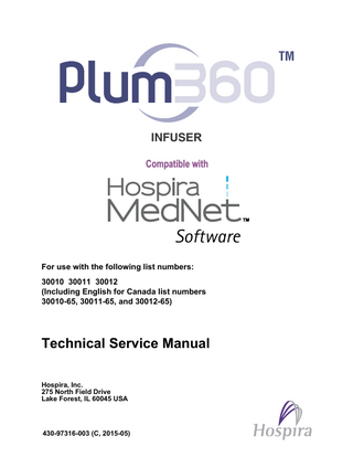PLUM 360 Technical Manual Rev C May 2015