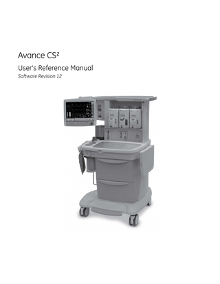 Avance CS2 Users Reference Manual sw rev 12 Oct 2019