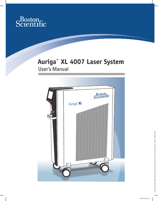 Auriga XL 4007 Laser System Users Manual Nov 2016