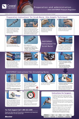 EASYSPRAY Pressure Regulator Preparation and Administration Guide Nov 2013