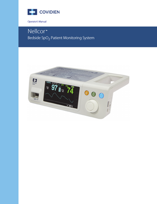 Bedside SpO2 Patient Monitoring System Operators Manual Rev D June 2015