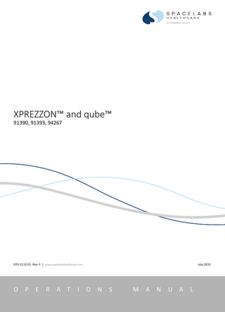 XPREZZON and Qube Operations Manual Rev F July 2015