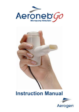 Aeroneb Go Instruction Manual Rev D 2013