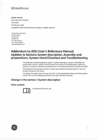 ADU Users Reference Manual Addendum 2 edition Feb 2009