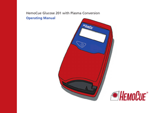 Glucose 201 with Plasma Conversion Operating Manual July 2014