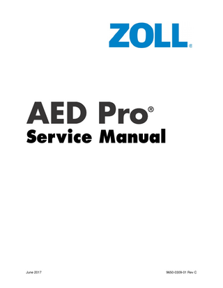 AED Pro Service Manual Rev C 