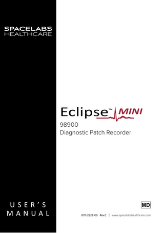 Eclipse MINI 98900 Users Manual Rev C 2021