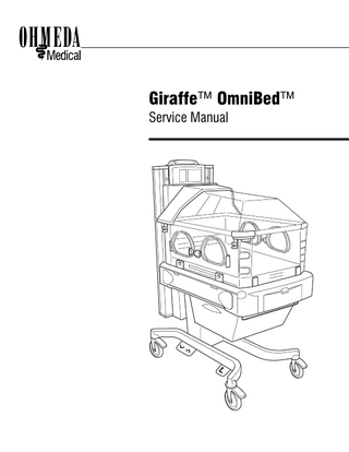 Giraffe OmniBed Operators Manual Feb 2000