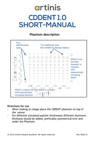 CDDENT 1.0 Short Manual Rev A June 2003