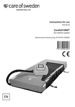 CuroCell UNO Air mattress system Instructions for Use June 2022 