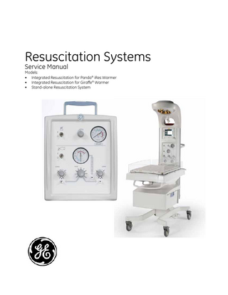 Resuscitation Systems Service Manual Rev C