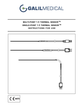THERMAL SENSOR Instructions for Use Oct 2013