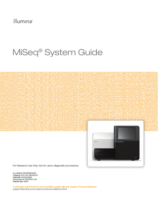MiSeq System Guide Sept 2015