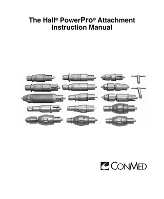 The Hall PowerPro Attachment Instruction Manual