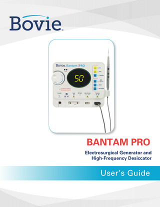 BANTAM PRO Users Guide  Jan 2019