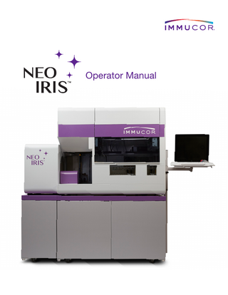 NEO IRIS Operator Manual July 2016