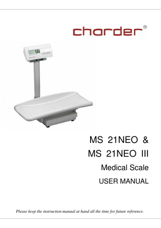 MS 21NEO and 21NEO III User Manual May 2017