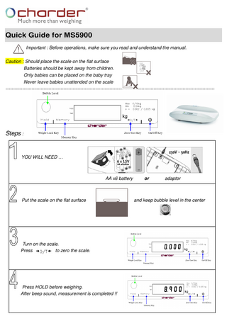 MS 5900 Quick Guide