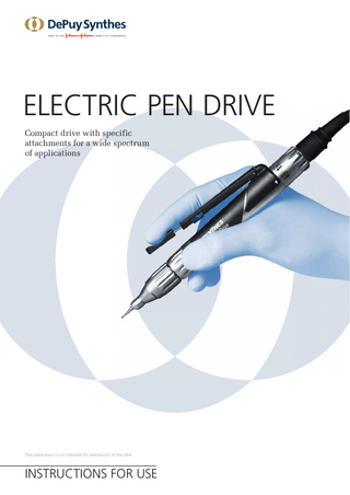 Electric Pen Drive 05.001.010 Instructions for Use Feb 2017