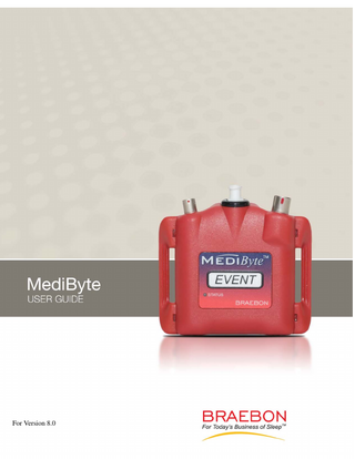 MediByte User Guide Ver 8.0 March 2016